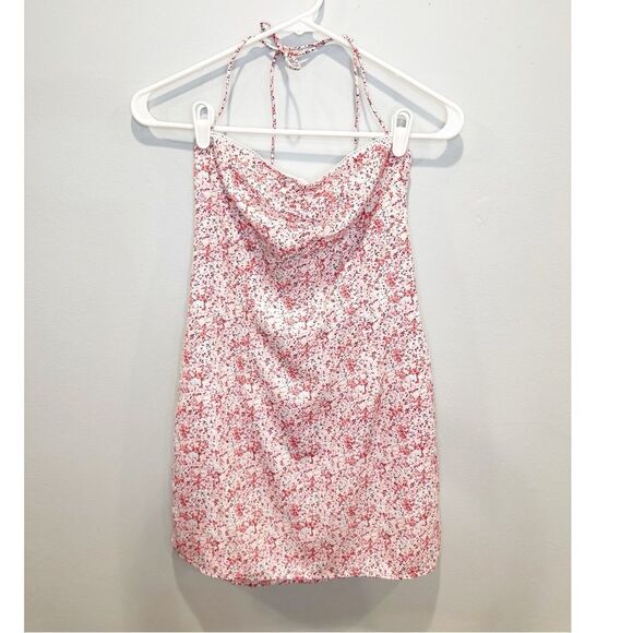 Revolve majorelle lexi halter floral mini dress pink - Picture 3 of 5
